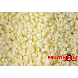 Apfel Dices 10 x 10 Golden dices - IQF Gefrorene Früchte - FRUIT B2B