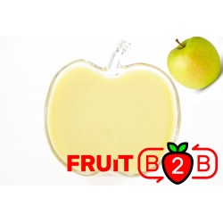 Apfel Fruchtpüree - Golden - Aseptisch verpackte Fruchtpüree & Großhandel & Händler & Hersteller & Dienstleister - Fruit B2B