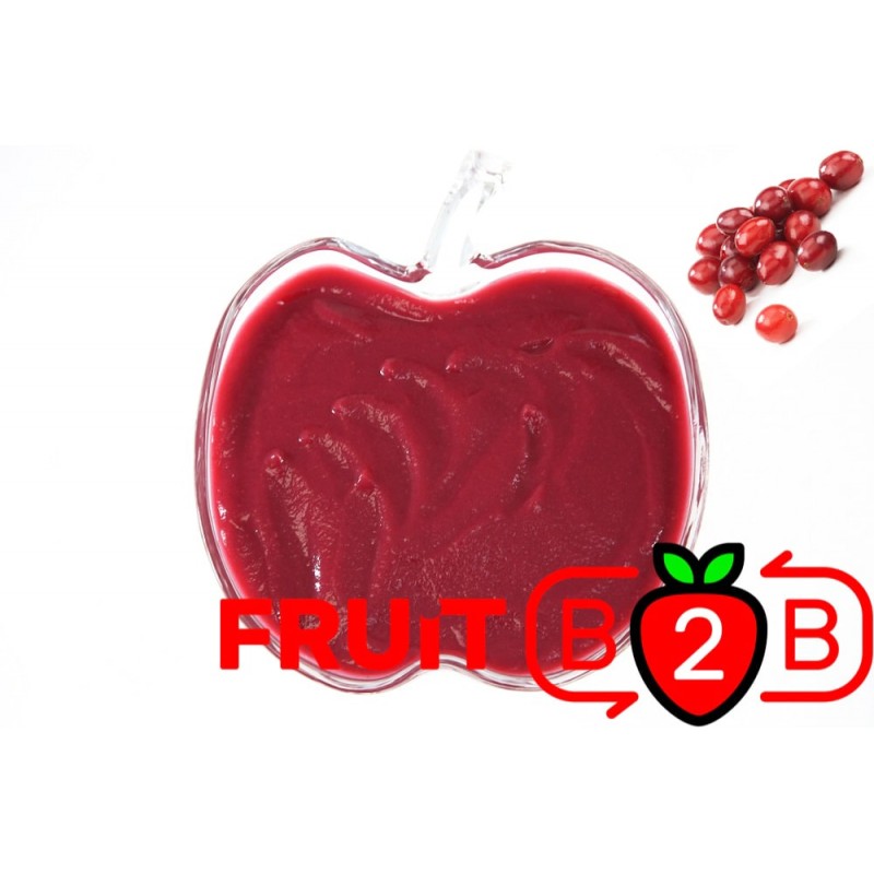 Пюре Клюква - Фруктовое пюре Упакованы & Замороженное фруктовое пюре & оптом от производителя - Fruit B2B