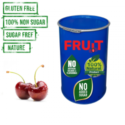 200 kg Sour Cherry Aseptic Fruit Purée Drum - Points Collection