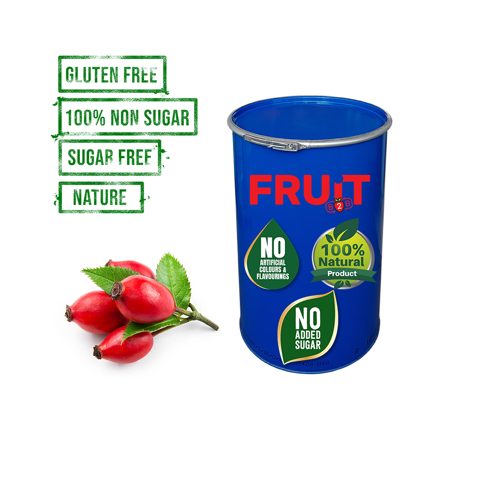 200 kg Rose Hip Aseptic Fruit Purée Drum - Points Collection