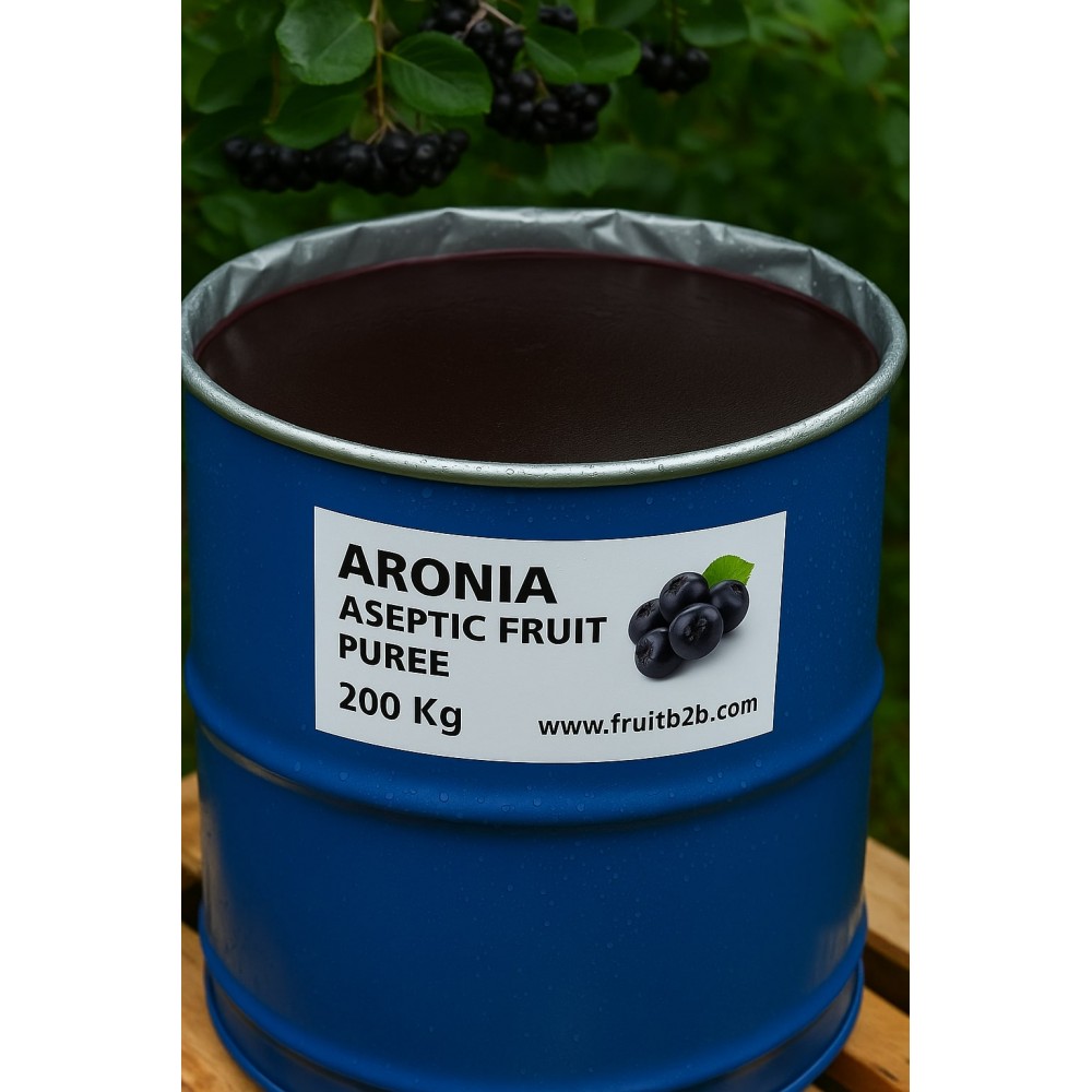 Aronia Puree 200 kg drum