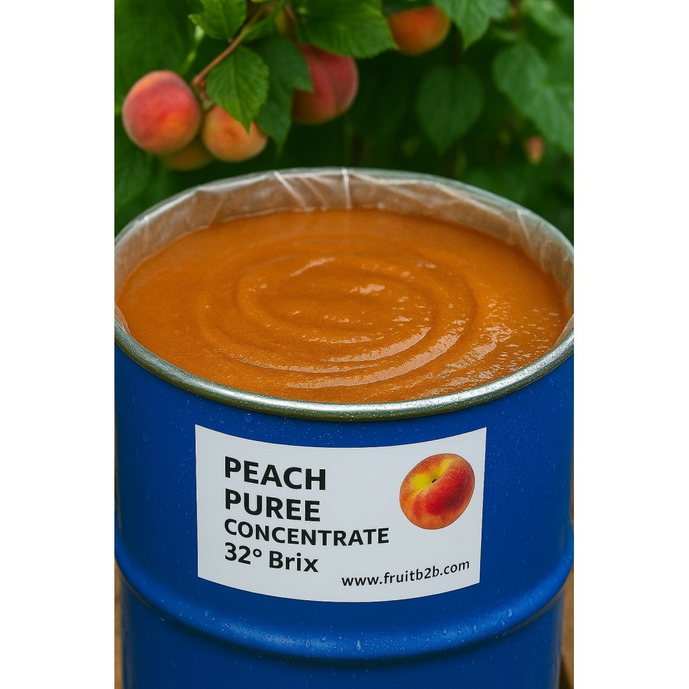 Concentré de purée de pêche