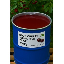 Zure kersen puree 200 kg
