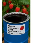 Concentré de jus de framboise congelé 65º 250kg drum