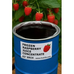 Concentré de jus de framboise congelé 65º 250kg drum