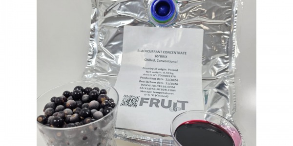 PROMOTION: Aseptic Blackcurrant Concentrate 65° Brix – 4.5 EUR/kg (250 kg drums)